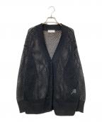 GALLARDA GALANTEガリャルダガランテ）の古着「メッシュカーディガン」｜ブラック