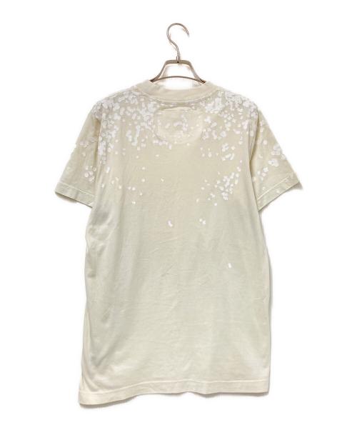Maison Margiela（メゾンマルジェラ）Maison Margiela (メゾンマルジェラ) H&M (エイチアンドエム) ペンキプリントTシャツ アイボリー サイズ:Mの古着・服飾アイテム