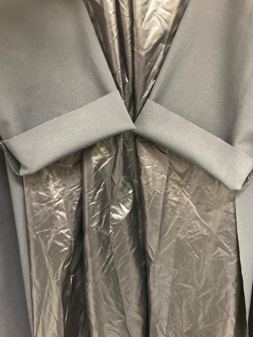 DANSKIN（ダンスキン）DANSKIN (ダンスキン) ギャザードコート ブラック サイズ:Lの古着・服飾アイテム