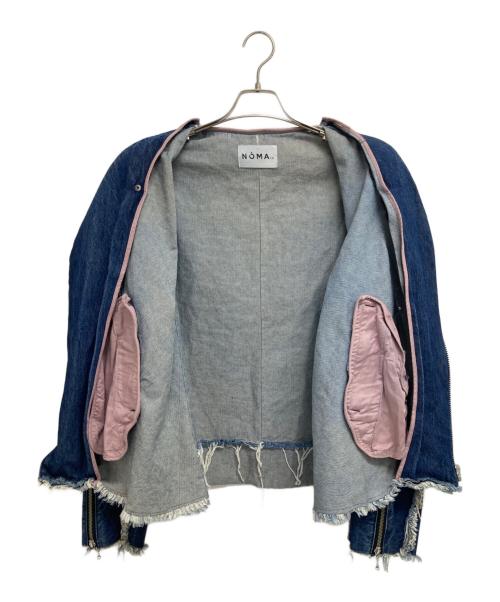 NOMA t.d.（ノーマティーディー）NOMA t.d. (ノーマティーディー) Assemblage Riders Jacket インディゴ サイズ:2の古着・服飾アイテム