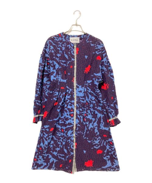 NOMA t.d.（ノーマティーディー）NOMA t.d. (ノーマティーディー) クロシェワンピース パープル×ブルー サイズ:1の古着・服飾アイテム