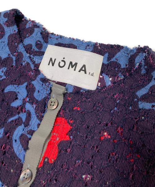 NOMA t.d.（ノーマティーディー）NOMA t.d. (ノーマティーディー) クロシェワンピース パープル×ブルー サイズ:1の古着・服飾アイテム