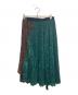 sacai (サカイ) ラップスカート グリーン×ブラウン サイズ:1：8000円
