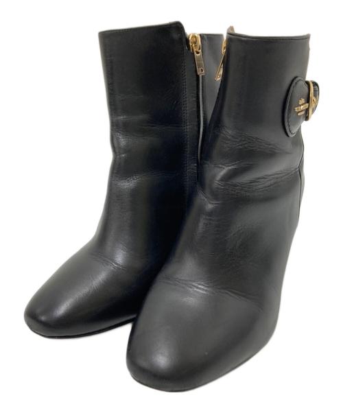 COACH（コーチ）COACH (コーチ) サイドジップブーツ/マイカブーティ ブラック サイズ:US:7Cの古着・服飾アイテム
