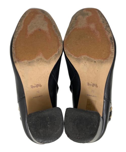 COACH（コーチ）COACH (コーチ) サイドジップブーツ/マイカブーティ ブラック サイズ:US:7Cの古着・服飾アイテム