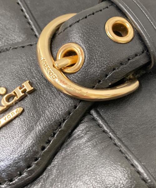 COACH（コーチ）COACH (コーチ) サイドジップブーツ/マイカブーティ ブラック サイズ:US:7Cの古着・服飾アイテム