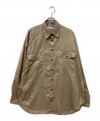 BEAUTY&YOUTHビューティーアンドユース）の古着「シアーシャツ」｜ブラウン