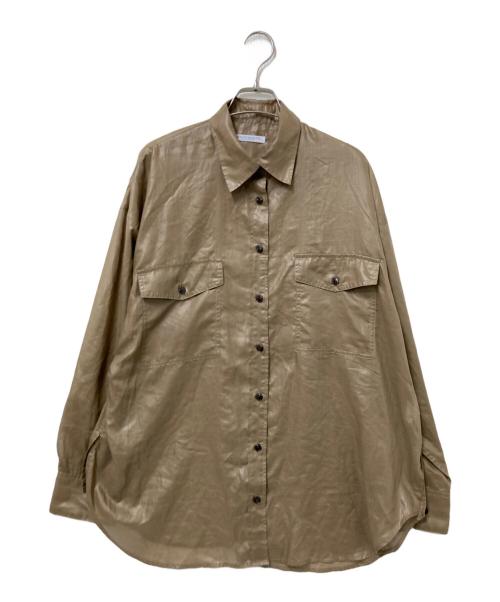 BEAUTY&YOUTH（ビューティーアンドユース）BEAUTY&YOUTH (ビューティーアンドユース) シアーシャツ ブラウン サイズ:下記参照の古着・服飾アイテム