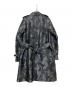 Aquascutum (アクアスキュータム) ライナー付迷彩トレンチコート ブラック×オリーブ サイズ:10：10000円