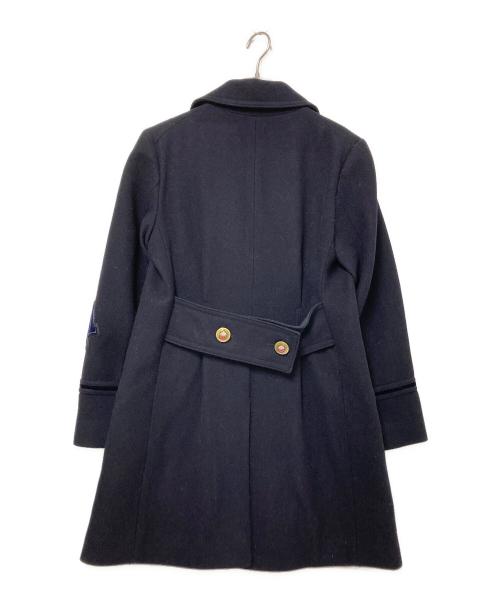 COACH（コーチ）COACH (コーチ) 金釦ダブルPコート ネイビー サイズ:Mの古着・服飾アイテム