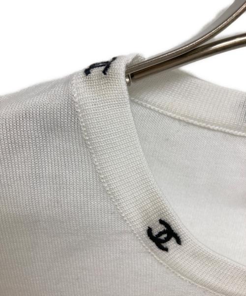 CHANEL（シャネル）CHANEL (シャネル) ココマークノースリーブカットソー ホワイト サイズ:38の古着・服飾アイテム