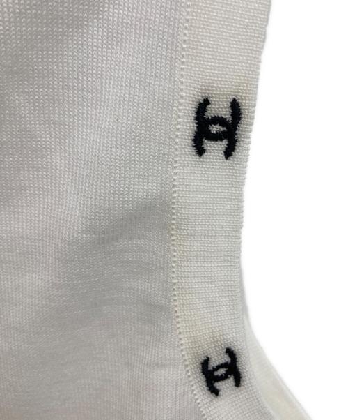 CHANEL（シャネル）CHANEL (シャネル) ココマークノースリーブカットソー ホワイト サイズ:38の古着・服飾アイテム