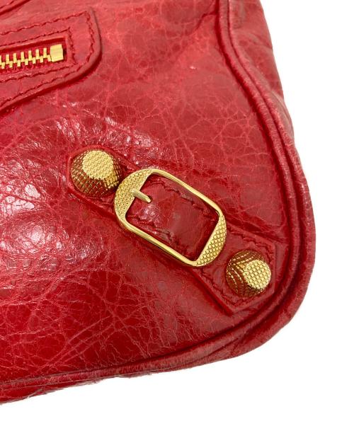 BALENCIAGA（バレンシアガ）BALENCIAGA (バレンシアガ) ショルダーバッグ レッドの古着・服飾アイテム