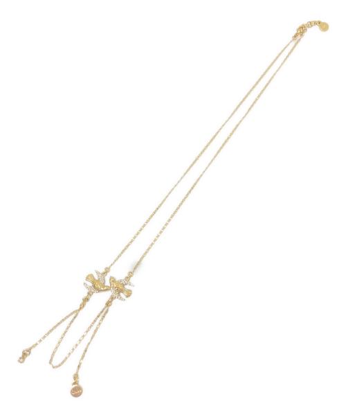 Chloe（クロエ）Chloe (クロエ) バードチャームネックレス ゴールド サイズ:下記参照の古着・服飾アイテム