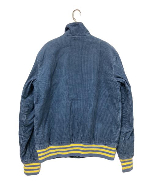 adidas（アディダス）adidas (アディダス) コーデュロイジャケット ブルー サイズ:Mの古着・服飾アイテム