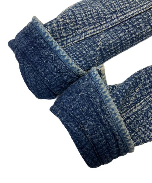 Porter Classic（ポータークラシック）Porter Classic (ポータークラシック) インディゴ染め SASHIKO PEA COAT インディゴ サイズ:Mの古着・服飾アイテム