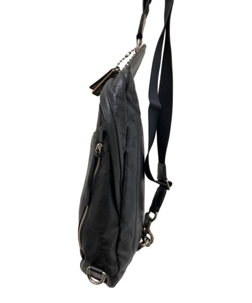 COACH（コーチ）COACH (コーチ) レザーショルダーバッグ ブラック サイズ:下記参照の古着・服飾アイテム