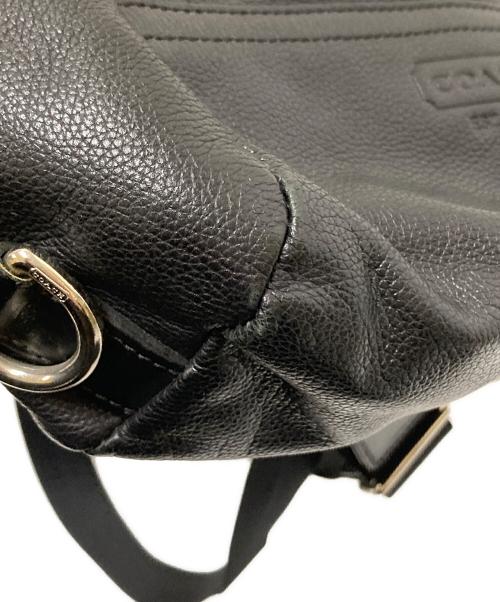 COACH（コーチ）COACH (コーチ) レザーショルダーバッグ ブラック サイズ:下記参照の古着・服飾アイテム