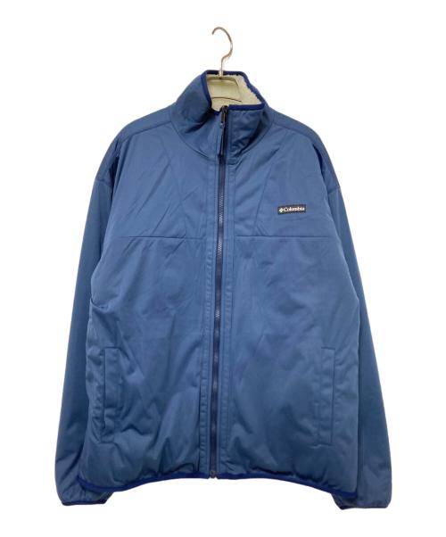 Columbia（コロンビア）Columbia (コロンビア) ベイベイパス リバーシブル フリースジャケット ホワイト×ネイビー サイズ:Mの古着・服飾アイテム