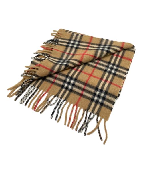Burberry's（バーバリーズ）Burberry's (バーバリーズ) ノヴァチェックカシミヤマフラー ベージュ サイズ:下記参照の古着・服飾アイテム