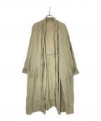 nest Robeネストローブ）の古着「リネンローブコート」｜ベージュ