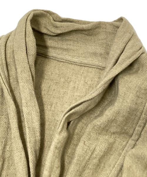 nest Robe（ネストローブ）nest Robe (ネストローブ) リネンローブコート ベージュ サイズ:下記参照の古着・服飾アイテム