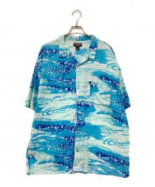 POLO JEANS CO.（ポロジーンズカンパニー）の古着「00‘Sアロハシャツ」｜ブルー