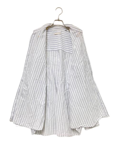 OUR LEGACY（アワーレガシー）OUR LEGACY (アワーレガシー) BORROWED BD SHIRT ホワイト×ブルー サイズ:46の古着・服飾アイテム