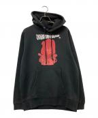 nubianヌビアン）の古着「プリントパーカー」｜ブラック