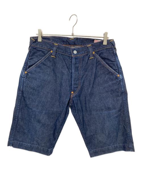 EVISU（エヴィス）EVISU (エヴィス) ハーフデニムパンツ インディゴ サイズ:下記参照の古着・服飾アイテム