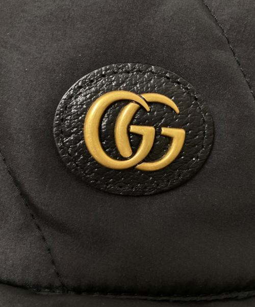 GUCCI（グッチ）GUCCI (グッチ) GGキルティングバケットハット ブラック サイズ:下記参照の古着・服飾アイテム