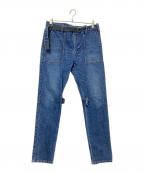 sacaiサカイ）の古着「ボンテージデニムパンツ」｜インディゴ