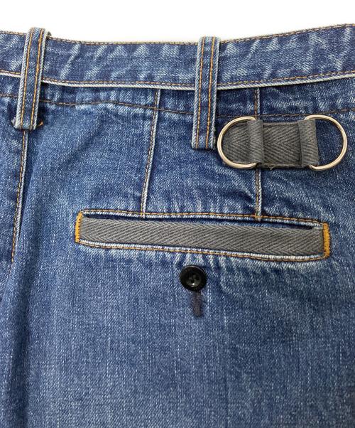 sacai（サカイ）sacai (サカイ) ボンテージデニムパンツ インディゴ サイズ:2の古着・服飾アイテム