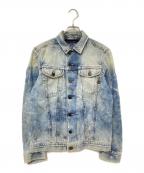 DIESELディーゼル）の古着「加工デニムジャケット」｜インディゴ