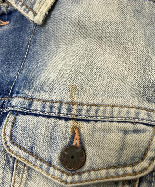 DIESEL（ディーゼル）DIESEL (ディーゼル) 加工デニムジャケット インディゴ サイズ:XSの古着・服飾アイテム