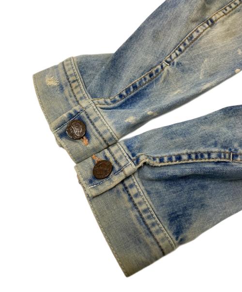 DIESEL（ディーゼル）DIESEL (ディーゼル) 加工デニムジャケット インディゴ サイズ:XSの古着・服飾アイテム