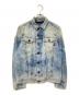 DIESEL（ディーゼル）の古着「加工デニムジャケット」｜インディゴ