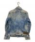 DIESEL (ディーゼル) 加工デニムジャケット インディゴ サイズ:XS：6000円