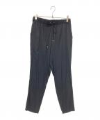 DEUXIEME CLASSEドゥーズィエム クラス）の古着「シルクサテンドロストパンツ」｜ブラック