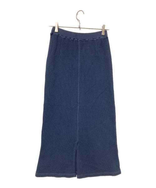 Americana（アメリカーナ）Americana (アメリカーナ) ワッフルスカート ネイビー サイズ:L 未使用品の古着・服飾アイテム