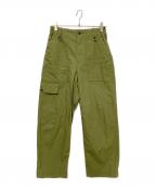DRESSTERIORドレステリア）の古着「テーパードグルカパンツ」｜オリーブ