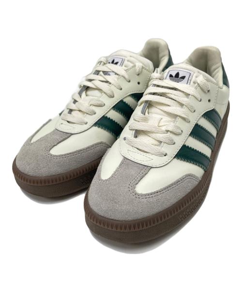 adidas（アディダス）adidas (アディダス) ローカットスニーカー グリーン×ホワイト サイズ:24.0㎝の古着・服飾アイテム