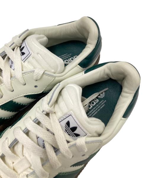 adidas（アディダス）adidas (アディダス) ローカットスニーカー グリーン×ホワイト サイズ:24.0㎝の古着・服飾アイテム