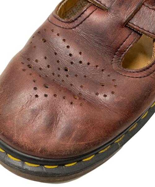 Dr.Martens（ドクターマーチン）Dr.Martens (ドクターマーチン) メリージェーンシューズ レッド サイズ:4の古着・服飾アイテム