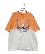 KENZOケンゾー）の古着「刺繍Tシャツ」｜オレンジ