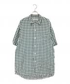 MONKEY TIMEモンキータイム）の古着「ACT/R GINGHAM CHECK WIDE REG」｜グリーン