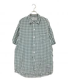 MONKEY TIME（モンキータイム）の古着「ACT/R GINGHAM CHECK WIDE REG」｜グリーン