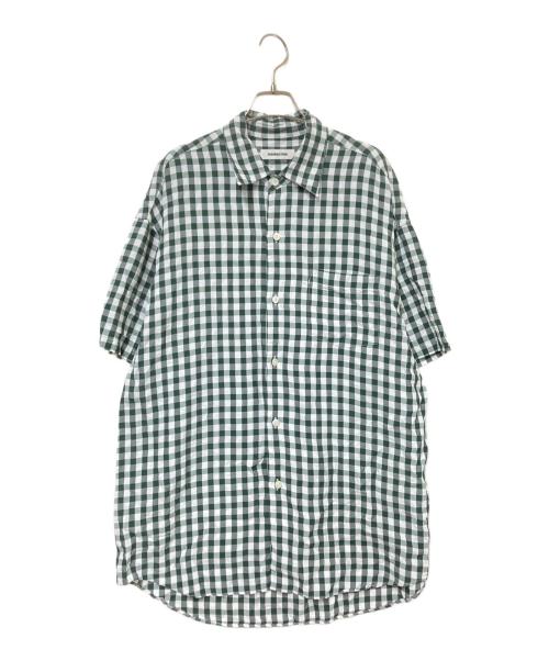 MONKEY TIME（モンキータイム）MONKEY TIME (モンキータイム) ACT/R GINGHAM CHECK WIDE REG グリーン サイズ:Mの古着・服飾アイテム