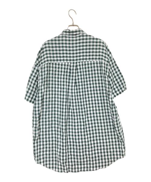 MONKEY TIME（モンキータイム）MONKEY TIME (モンキータイム) ACT/R GINGHAM CHECK WIDE REG グリーン サイズ:Mの古着・服飾アイテム