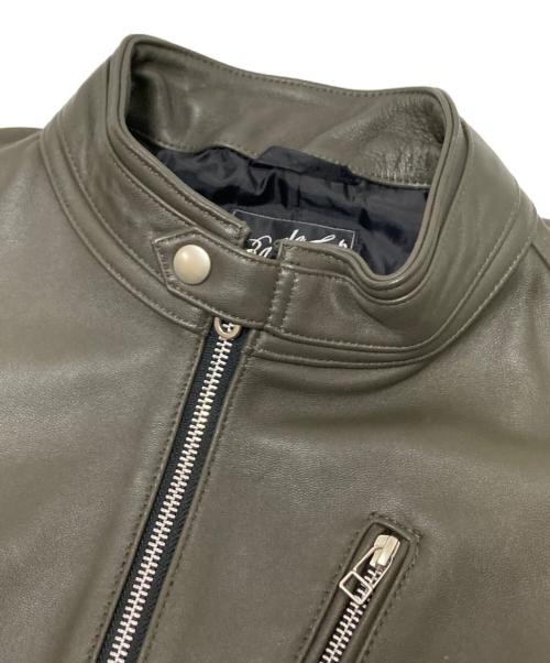 RATTLE TRAP（ラトルトラップ）RATTLE TRAP (ラトルトラップ) シープレザー シングルライダースジャケット グレー サイズ:3Lの古着・服飾アイテム